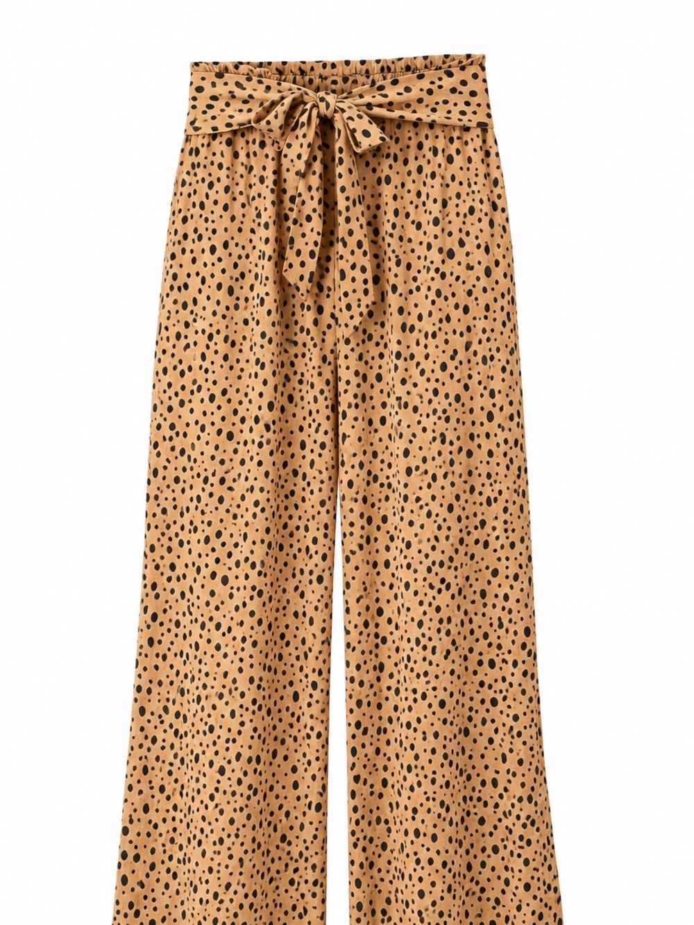 Abercrombie & Fitch Lightweight Leopard Print Pull On Pants